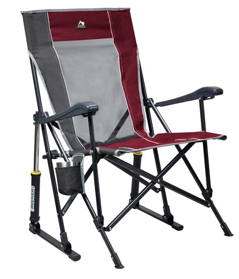 Folding a camp chair open and closed has never been easier or safer with GCI Outdoors patented EAZY-FOLD Technology. . Gci outdoor chair rocker